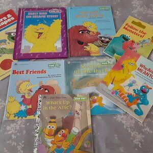 Lot of SESAME STREET Books (8)